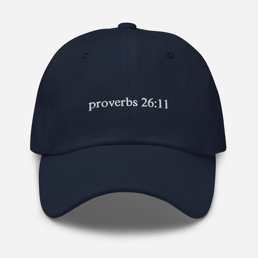 ‘Proverbs 26:11’ Dad hat